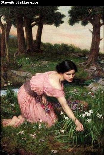 John William Waterhouse Spring Spreads One Green Lap of Flowers